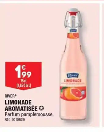 ALDI RIVER LIMONADE AROMATISÉE offre
