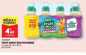 ALDI TEISSEIRE FRUIT SHOOT MULTIVITAMINÉ offre