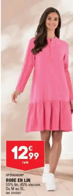 ALDI UP2FASHION ROBE EN LIN offre