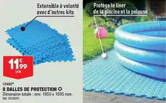 ALDI CRANE 8 DALLES DE PROTECTION offre