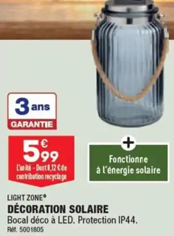 ALDI LIGHT ZONE DÉCORATION SOLAIRE offre