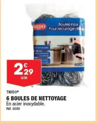 ALDI TWIDO 6 BOULES DE NETTOYAGE offre