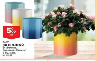 ALDI BELAVI POT DE FLEURS offre