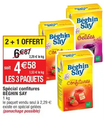 Cora x Carrefour Spécial confitures BEGHIN SAY offre