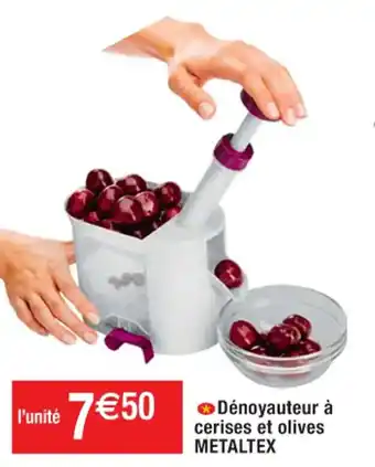 Cora x Carrefour Dénoyauteur à cerises et olives METALTEX offre
