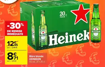 Carrefour Bière blonde HEINEKEN offre