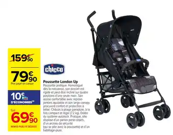 Carrefour Poussette London Up offre