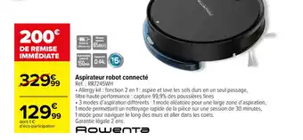 Carrefour Aspirateur robot connecté offre