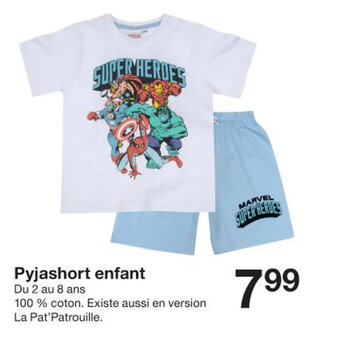 Pyjashort enfant