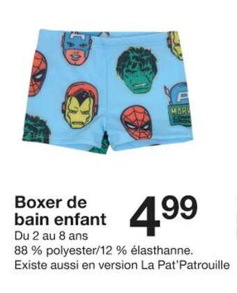 Zeeman Boxer de bain enfant offre