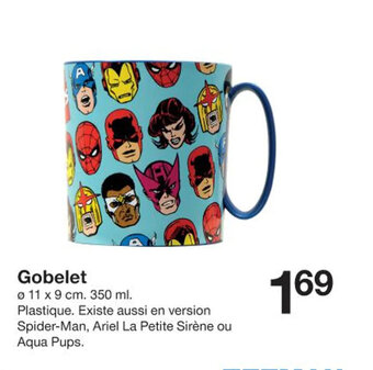 Zeeman Gobelet offre