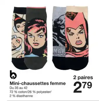 Zeeman Mini-chaussettes femme offre