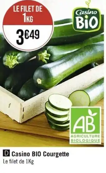 Casino BIO Courgette