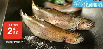 Bi1 Truite Portion offre