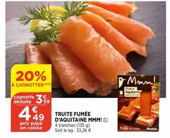 Bi1 Truite fumée D'Aquitaine offre