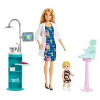 King Jouet Poupée barbie dentiste blonde offre