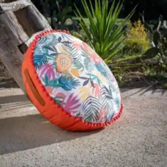 b&m Coussin de sol rond imprime offre