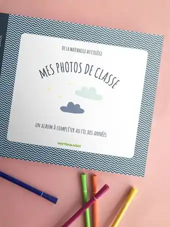 Album photos de classe - multicolore
