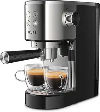 Amazon Krups inox 1l machine expresso virtuoso automatique, 1 l, 1450 w, compacte, 2 tasses, buse vapeur pour cappuccinos et eau ... offre