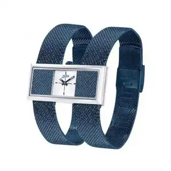 Jean paul gaultier - montre jean paul gaultier 8505009 - acier bleu et acier argenté femme - montre femme