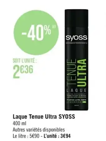 Laque Tenue Ultra SYOSS