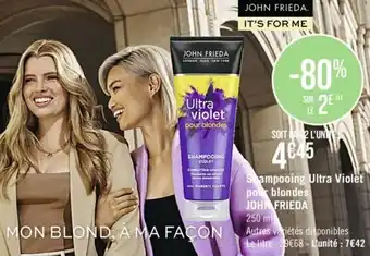 Casino Supermarchés Shampooing Ultra Violet pour blondes offre
