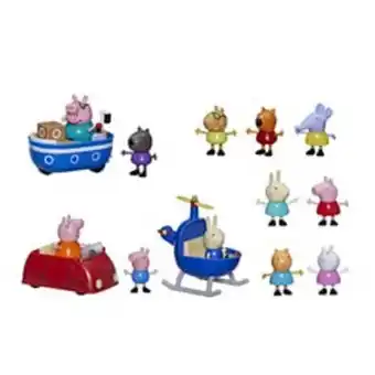 Promo Figurines et vehicules en voyage avec peppa pig chez King Jouet