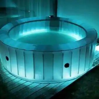 Decathlon Spa mspa gonflable rond – starry 6 gris anthracite transparent- spa gonflable 6 offre