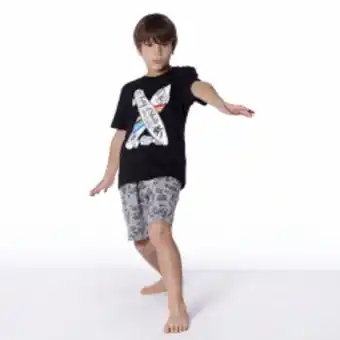 b&m Pyjama short gris imp skate offre