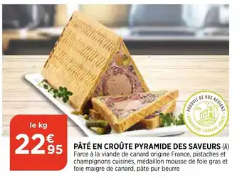 Bi1 Pâté en croûte Pyramide Des Saveurs offre