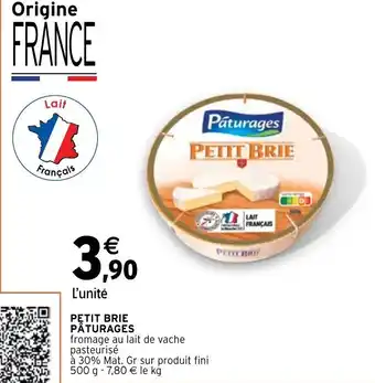 Intermarché PETIT BRIE PÂTURAGES offre