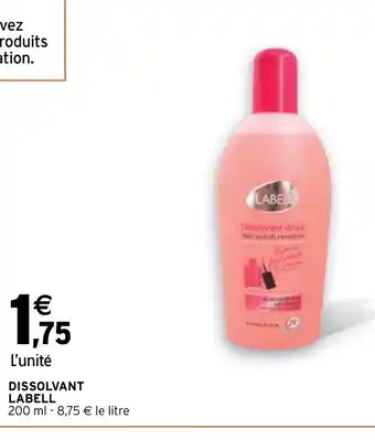 DISSOLVANT LABELL