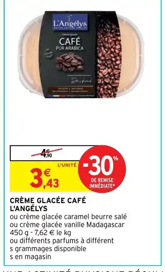 Intermarché CRÈME GLACÉE CAFÉ L'ANGÉLYS offre