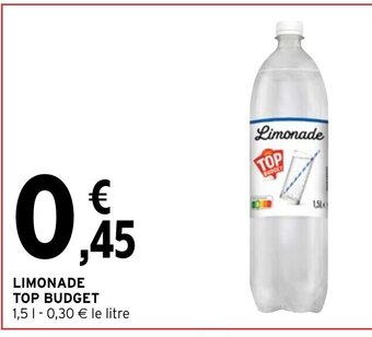 Intermarché Limonade TOP BUDGET offre