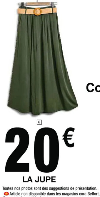 Cora x Carrefour LA JUPE offre