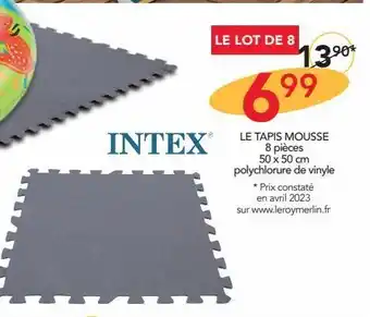Le tapis mousse