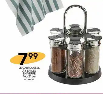 Stokomani Le carrousel a 6 epices en verre offre
