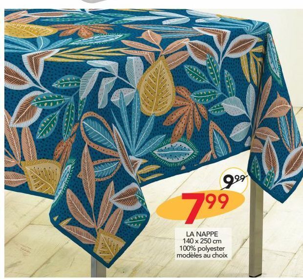 Promo La nappe chez Stokomani