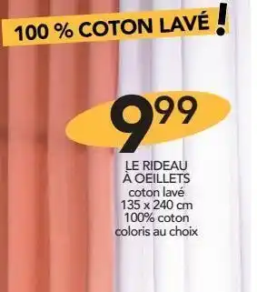 Stokomani Le rideau a oeillets offre