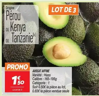 Avocat affine