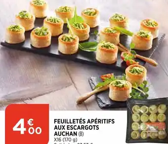 Feuilletés apéritifs aux Escargots