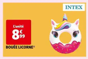 Auchan Intex bouée licorne offre