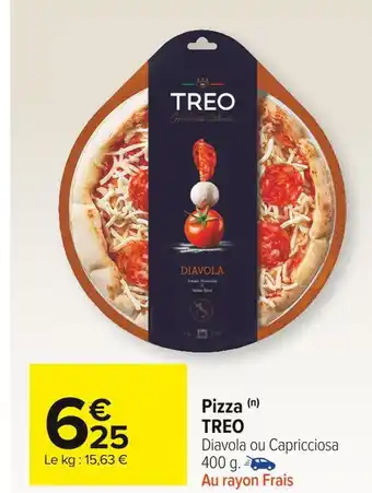 Carrefour Market Treo pizza offre
