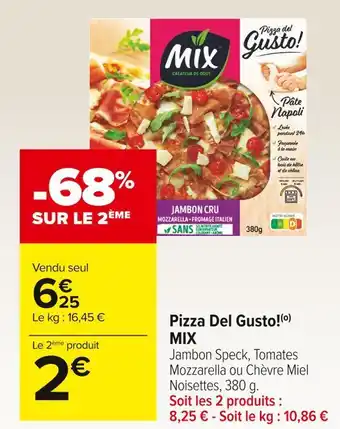 Carrefour Market Mix pizza del gusto offre