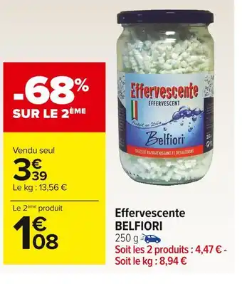 Belfiori effervescente