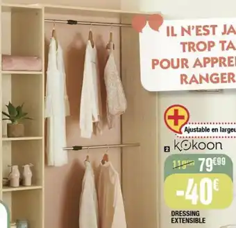 La Foir'Fouille Dressing extensible offre