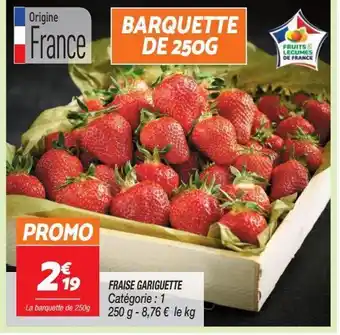 Fraise gariguette