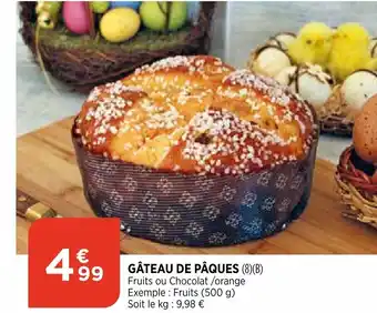 Bi1 Gâteau De Pâques offre