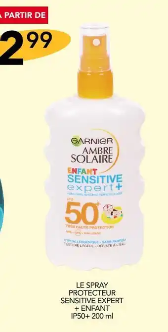 Garnier ambre solaire le spray protecteur sensitive expert + enfant