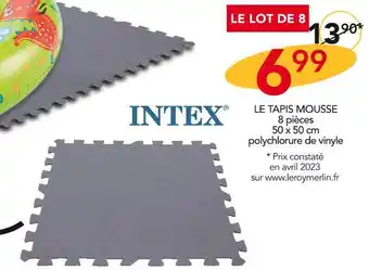 Stokomani Intex le tapis mousse offre
